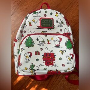Loungefly Peanuts Snoopy Holiday - Double Strap Mini Bag